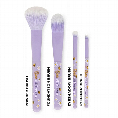 Makeup Brushes 4 πινέλα - Bee - Legami