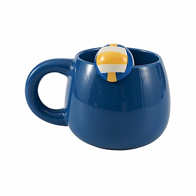 Κούπα Κεραμική Charm - Volleyball (470ml) - iTotal