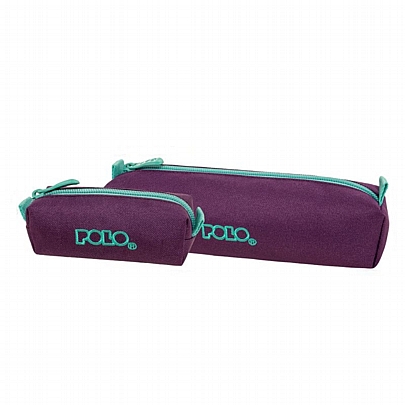 Κασετίνα βαρελάκι & πορτοφολάκι Original Wallet - Purple & Turquoise - Polo
