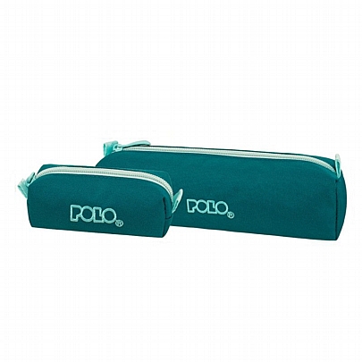 Κασετίνα βαρελάκι & πορτοφολάκι Original Wallet - Petrol & Light Blue - Polo
