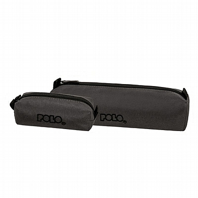 Κασετίνα βαρελάκι & πορτοφολάκι Original Wallet - Dark Grey & Black - Polo