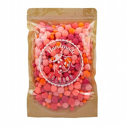 Pompom 10,20mm - Neon Felt Look (500τμχ.) - Lulubug