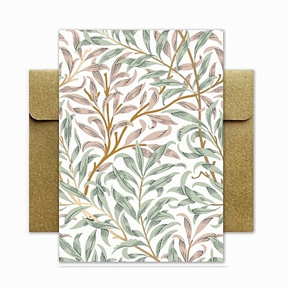 Ευχετήρια κάρτα με Φάκελο - Leaves (12x17) - Chic·Mic