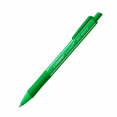 Στυλό Διαρκείας με Κουμπί - Πράσινο (0.5mm) - Stabilo Pointball