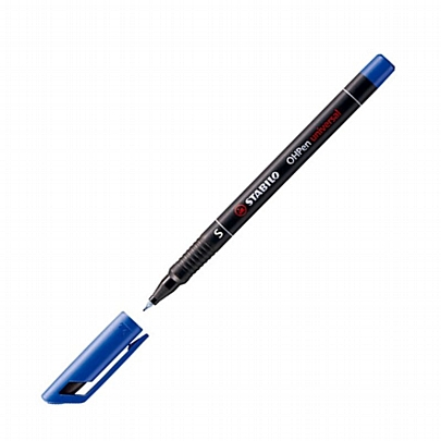 Mαρκαδόρος ανεξίτηλος - Μπλε (S-0.4mm) - Stabilo OHPen Universal