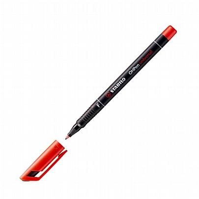 Mαρκαδόρος ανεξίτηλος - Κόκκινο (F-0.7mm) - Stabilo OHPen Universal