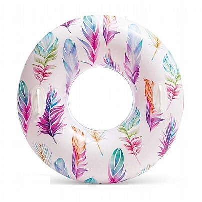 Φουσκωτή Σαμπρέλα - Colorful Feather Print(Ø 97εκ.) - Intex