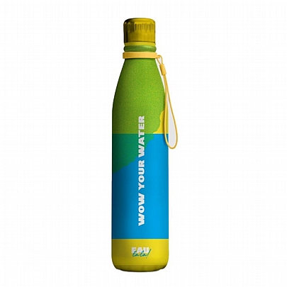 Θερμός από Ανοξείδωτο Ατσάλι - Yellow, Green & Blue (500ml) - Eau Lala