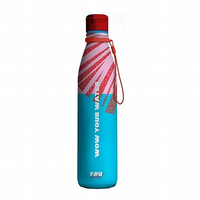 Θερμός από Ανοξείδωτο Ατσάλι - Pink, Blue & Red (500ml) - Eau Lala
