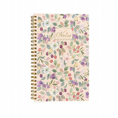Σπιράλ Σημειωματάριο Ριγέ Notes - Pastel Blossom (14x20) - Goldbuch