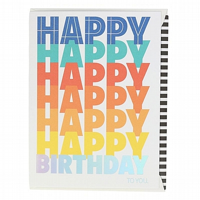Ευχετήρια κάρτα με Φάκελο - Happy Birthday to you (17.5x11.5) - ArteBene