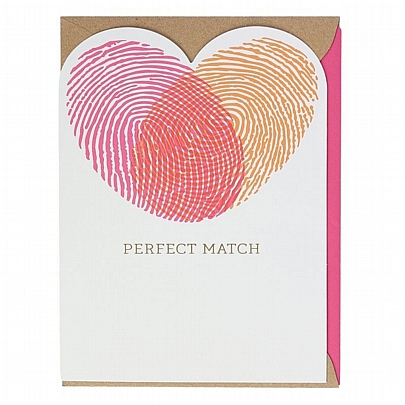 Ευχετήρια Κάρτα με Φάκελο - Perfect Match (17.5x11.5) - ArteBene