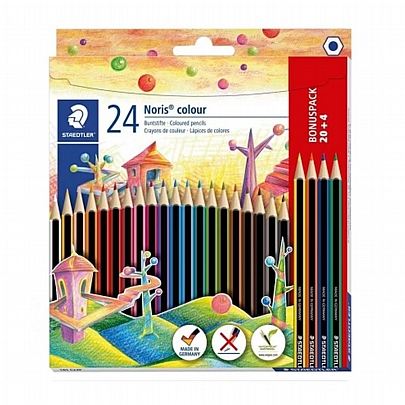 Ξυλομπογιές 24 χρωμάτων - Staedtler Noris