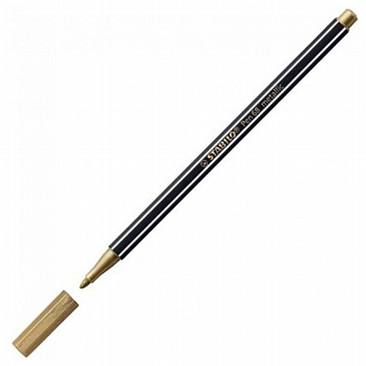Μαρκαδοράκι Λεπτής Γραφής - Metallic Gold (1.4mm) - Stabilo Pen 68