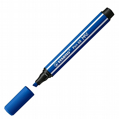 Μαρκαδοράκι Χοντρής Γραφής - Ultramarine (1-5mm) - Stabilo Pen 68 Max