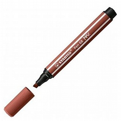 Μαρκαδοράκι Χοντρής Γραφής - Sienna (1-5mm) - Stabilo Pen 68 Max