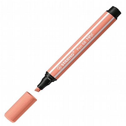 Μαρκαδοράκι Χοντρής Γραφής - Apricot (1-5mm) - Stabilo Pen 68 Max
