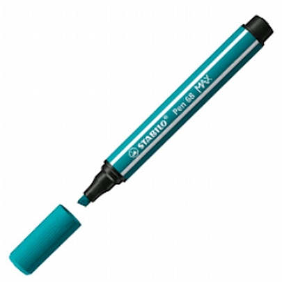 Μαρκαδοράκι Χοντρής Γραφής - Turquoise Blue (1-5mm) - Stabilo Pen 68 Max