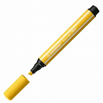 Μαρκαδοράκι Χοντρής Γραφής - Light Yellow (1-5mm) - Stabilo Pen 68 Max