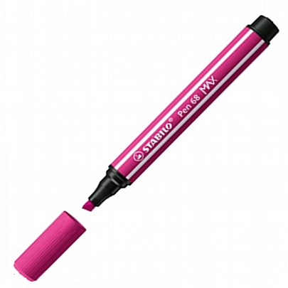 Μαρκαδοράκι Χοντρής Γραφής - Rose (1-5mm) - Stabilo Pen 68 Max