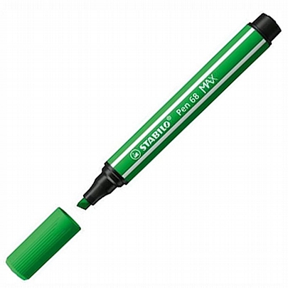 Μαρκαδοράκι Χοντρής Γραφής - Leaf Green (1-5mm) - Stabilo Pen 68 Max