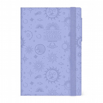 Ημερολόγιο 16 μηνών με λάστιχο 2026/2027 - Cosmic Lilac (12x18) - Legami