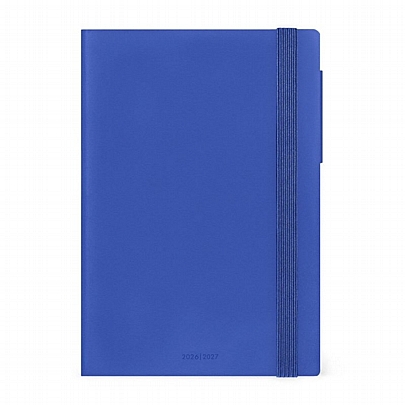 Ημερολόγιο 16 μηνών με λάστιχο 2026/2027 - Eclectic Blue (12x18) - Legami