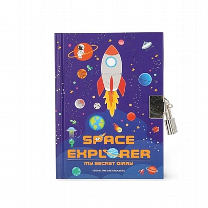 Ημερολόγιο με Κλειδαριά - Space Explorer (14x15) - Legami