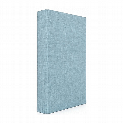 Ντοσιέ 2 Κρίκων O-ring Linen - Ανοιχτό Γαλάζιο (24x32) - A&G