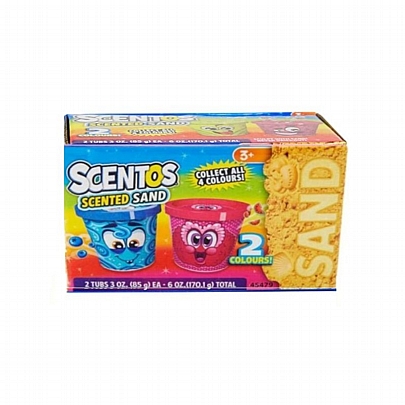 Αρωματική Άμμος Μοντελισμού (2x85gr) - Blue & Pink - Scentos