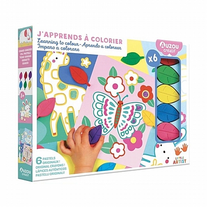 My Artistic Kit: Μαθαίνω να Ζωγραφίζω με Κηρομπογιές - Auzou
