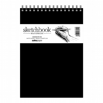 Σπιράλ Τετράδιο Ακουαρέλας Sketchbook (18x25.5/60Φ.) - Salkopaper