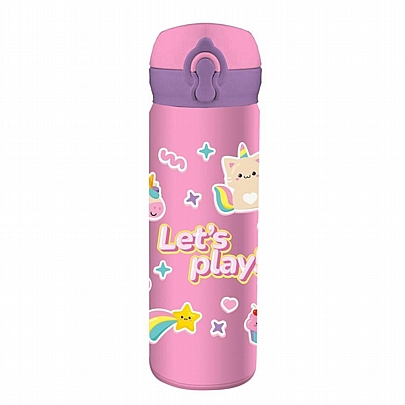 Παγούρι Θερμός Ανοξείδωτο με Καλαμάκι - Let's Play (500ml) - Must
