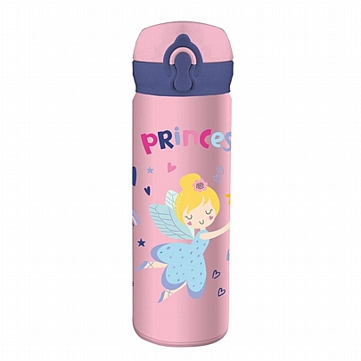 Παγούρι Θερμός Ανοξείδωτο με Καλαμάκι - Princess (500ml) - Must