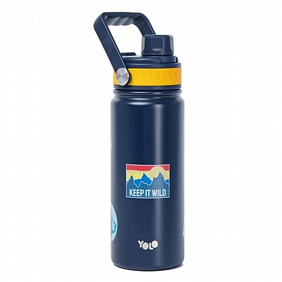 Θερμός Μεταλλικό με Λαβή - CampX (500ml) - Yolo