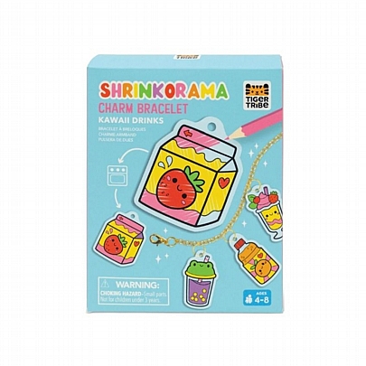 Χρωματίζω & Δημιουργώ Βραχιόλι στο Φούρνο - Kawaii Drinks - Tiger Tribe