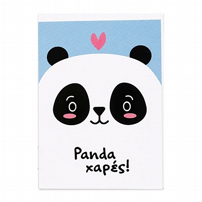 Ευχετήρια Κάρτα με Φάκελο - Panda Χαρές! (12x17) - Marpimar