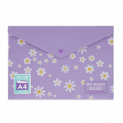 Φάκελος με Κουμπί Fold & Order - Daisy (Α4) - Legami