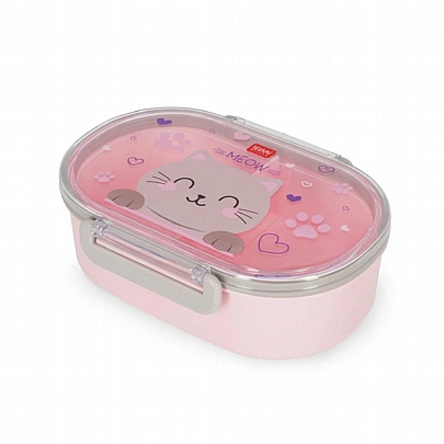 Φαγητοδοχείο Πλαστικό Snak & Go - Kitty (500ml) - Legami
