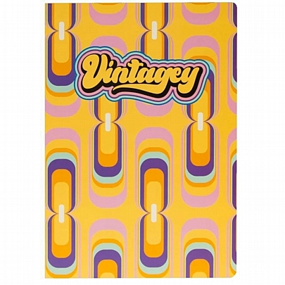 Τετράδιο Ριγέ Γραφής Α4 - Vintagey Retro (48Φ./90gr) - Ancor
