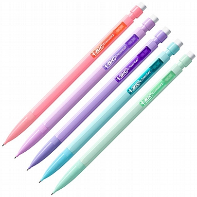 Μηχανικό Μολύβι με Γόμα (0.7mm) - Pastel Colors - Bic Matic