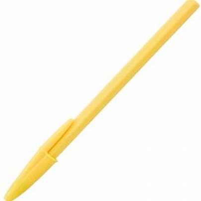 Στυλό Διαρκείας Pastel Yellow - Μπλε (1.0mm) - Bic Cristal