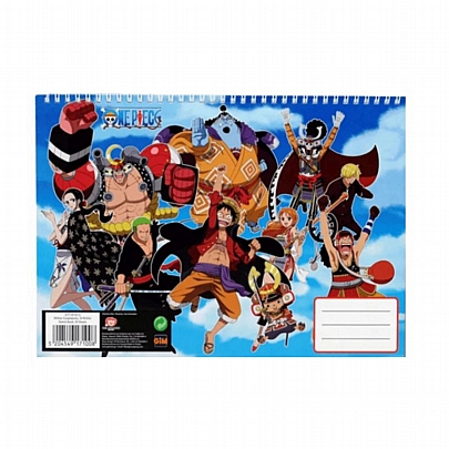 Μπλοκ Ζωγραφικής Σπιράλ A4 - One Piece (30Φ.) - Gim