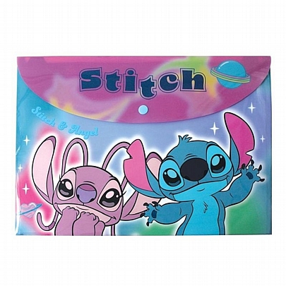 Φάκελος με Κουμπί - Stitch (Α4) - Gim