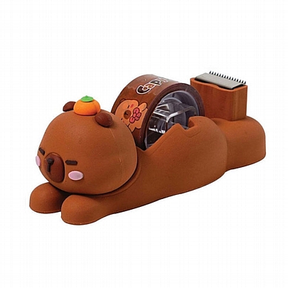 Βάση Σελοτείπ & Σελοτέιπ Happy Life (1.8cmx10m) - Capybara - Gim