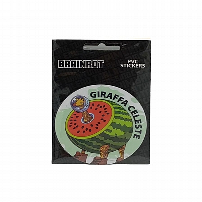 Αυτοκόλλητα PVC Brainrot - Giraffa Celeste (2τμχ.) - Gim