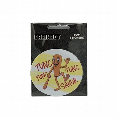 Αυτοκόλλητα PVC Brainrot - Tung Tung Tung Sahur (2τμχ.) - Gim