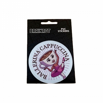Αυτοκόλλητα PVC Brainrot - Ballerina Cappuccina (2τμχ.) - Gim