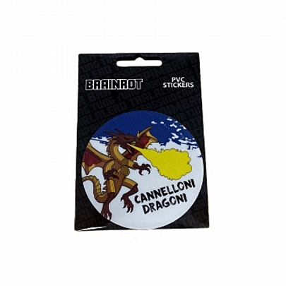 Αυτοκόλλητα PVC Brainrot - Cannelloni Dragoni (2τμχ.) - Gim