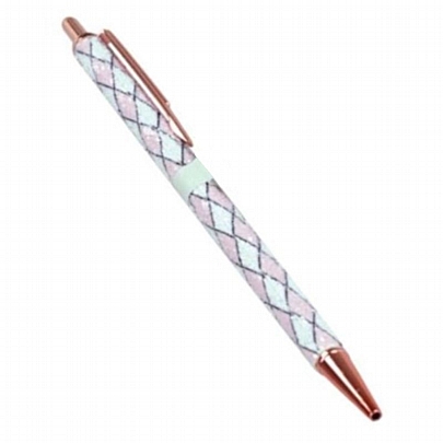 Στυλό Διαρκείας με Pink & White Sparkly Bow - Μπλε (1.0mm) - Funky Fish